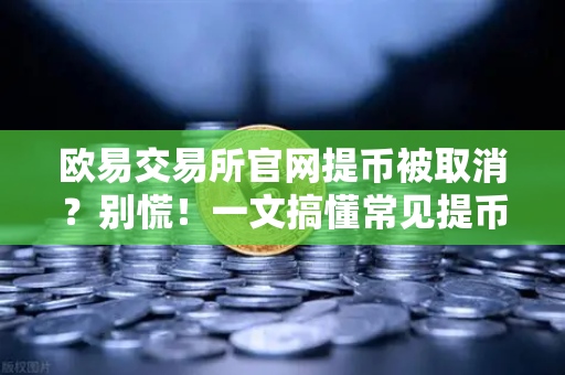 欧易交易所官网提币被取消?别慌!一文搞懂常见提币失败原因-第1张图片-欧易交易所 欧易交易所官网提币被取消?别慌!一文搞懂常见提币失败原因-第1张图片-欧易交易所